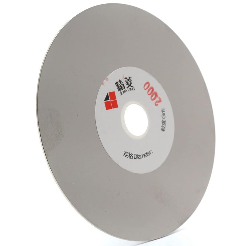 Jingling 4" inch 100mm Diamond Flat Lap Disc Coated Grinding Disk Grit 2000 Fine - Image 3